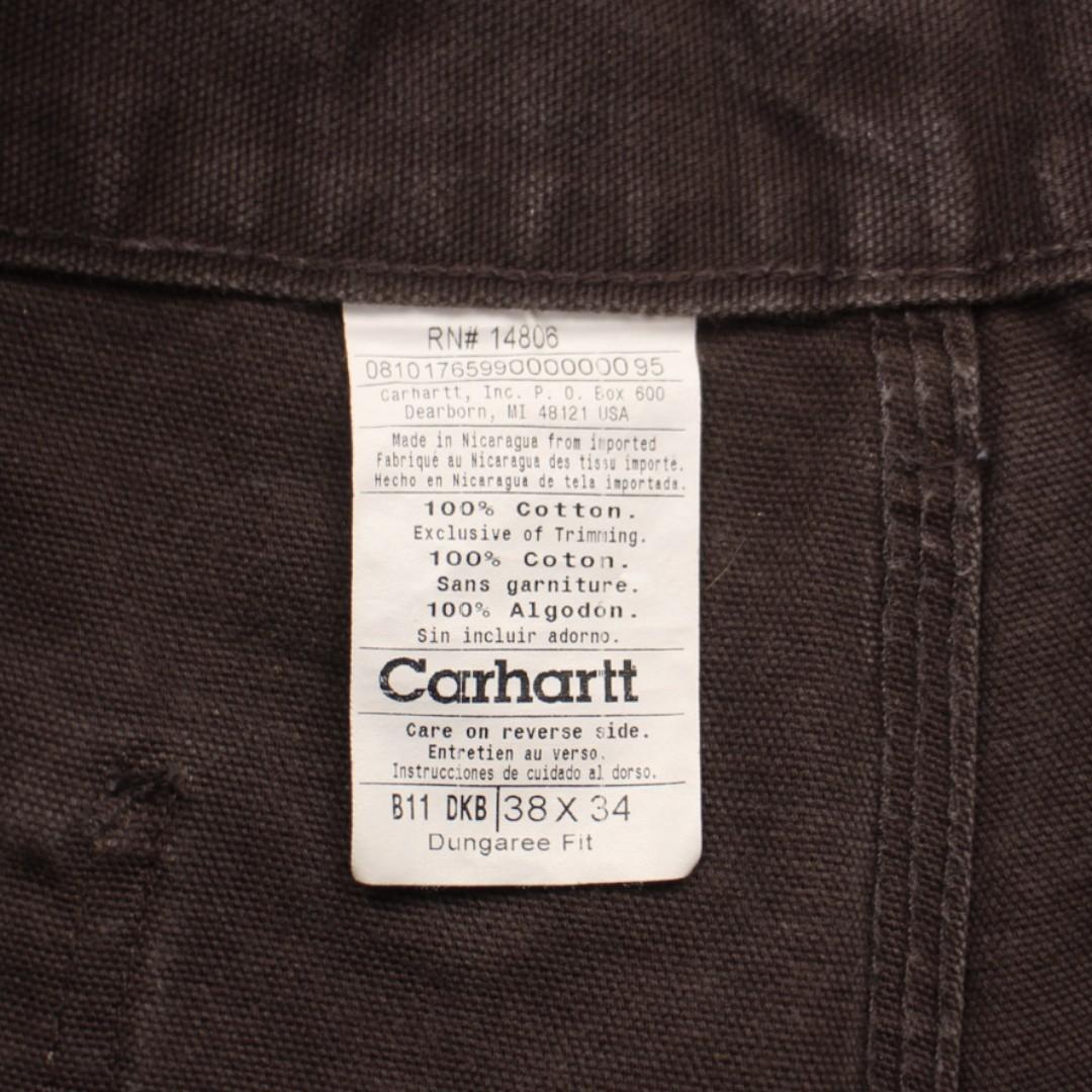 古着 Carhartt 38×34 カーハート ダック パンツ tch577