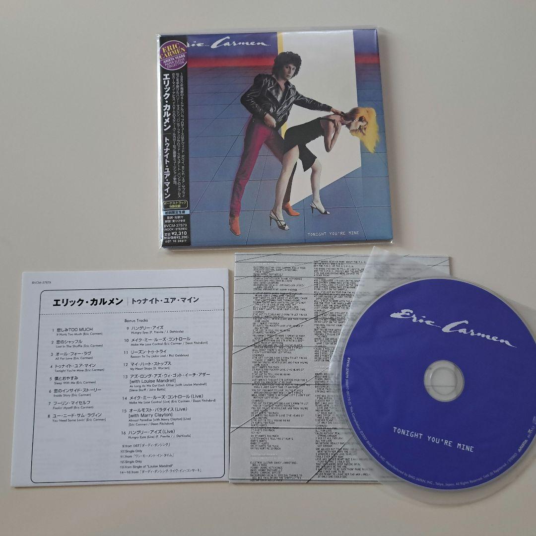 エリック・カルメン　Eric Carmen ボックス付　紙ジャケCD 4枚AOR