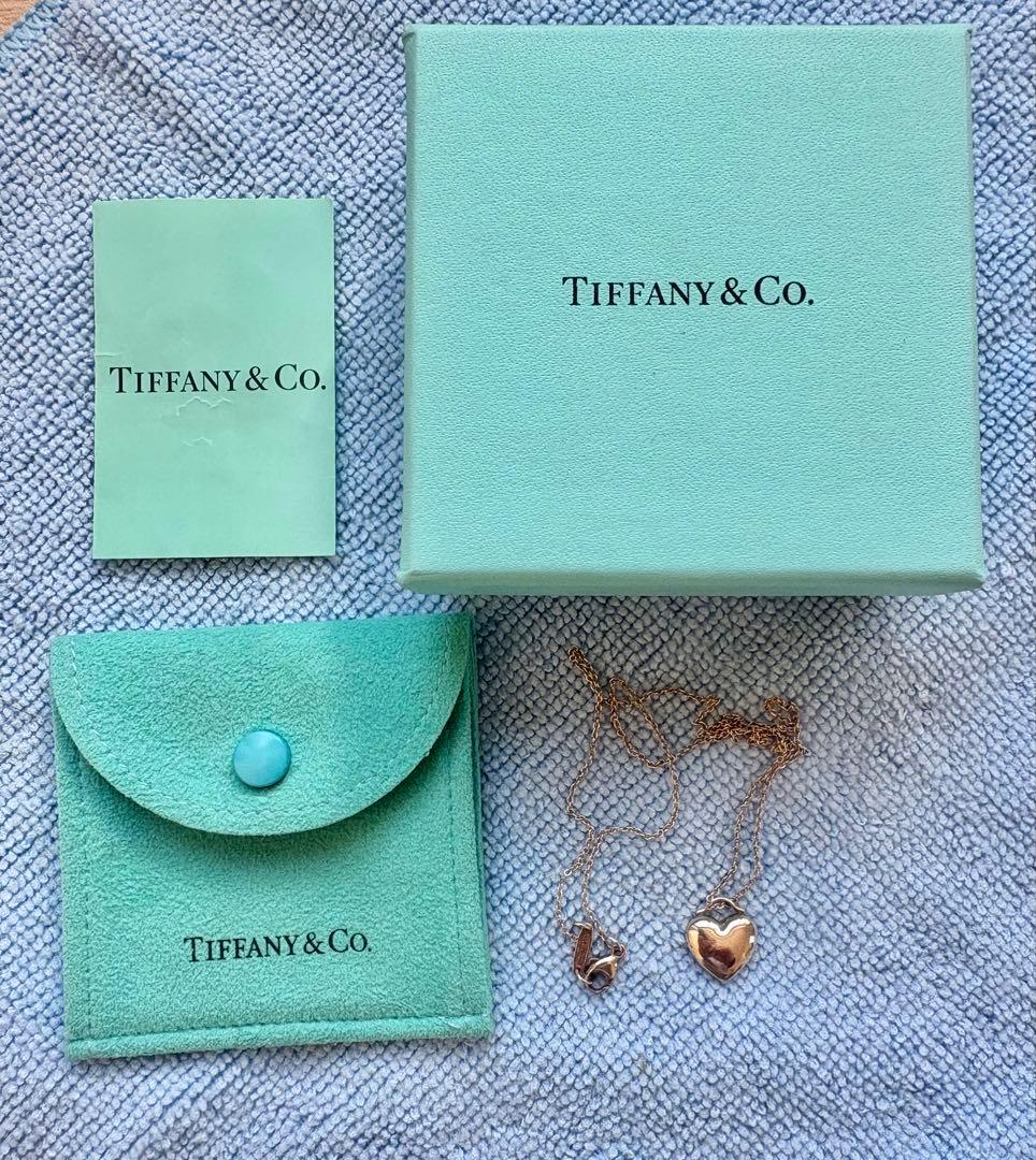 TIFFANY ハート型ペンダント ネックレス