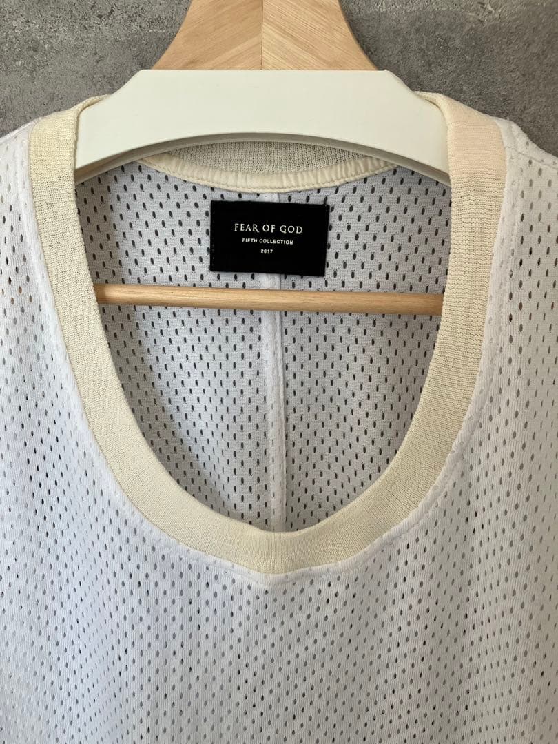 Fear of God メッシュタンクトップ　2017フィアオブゴッド　ホワイト