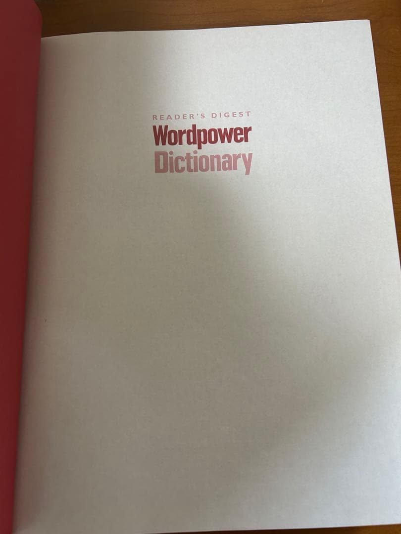 Reader’s DigestWord Power Dictionary英英辞典