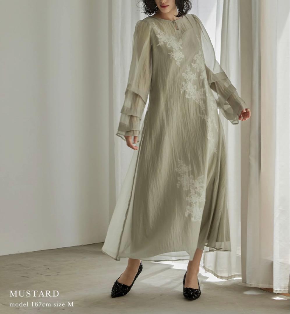 【新品未使用】niana Aラインシアードレス