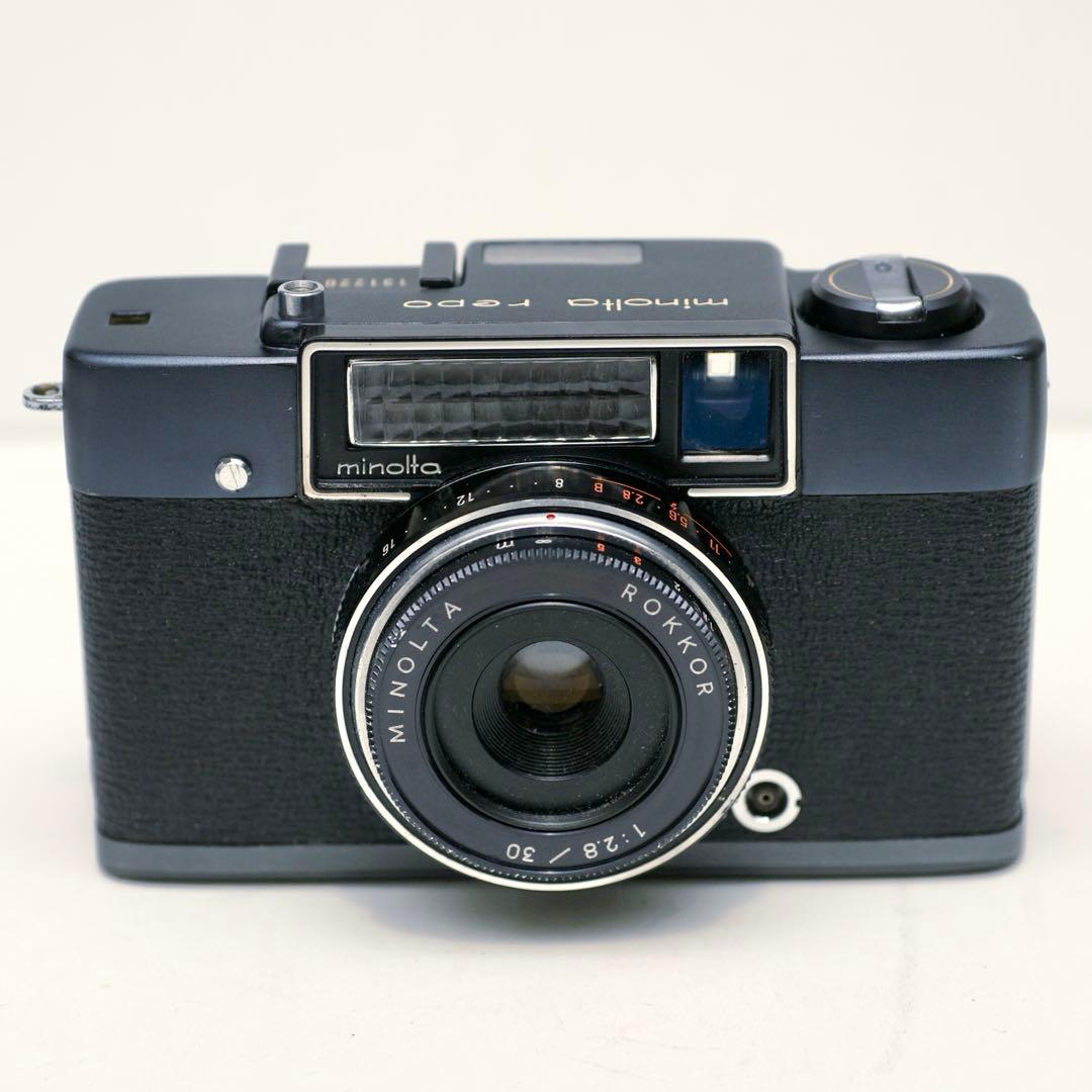 Minolta Repo ハーフサイズカメラ ブラック 作例あり 動作品