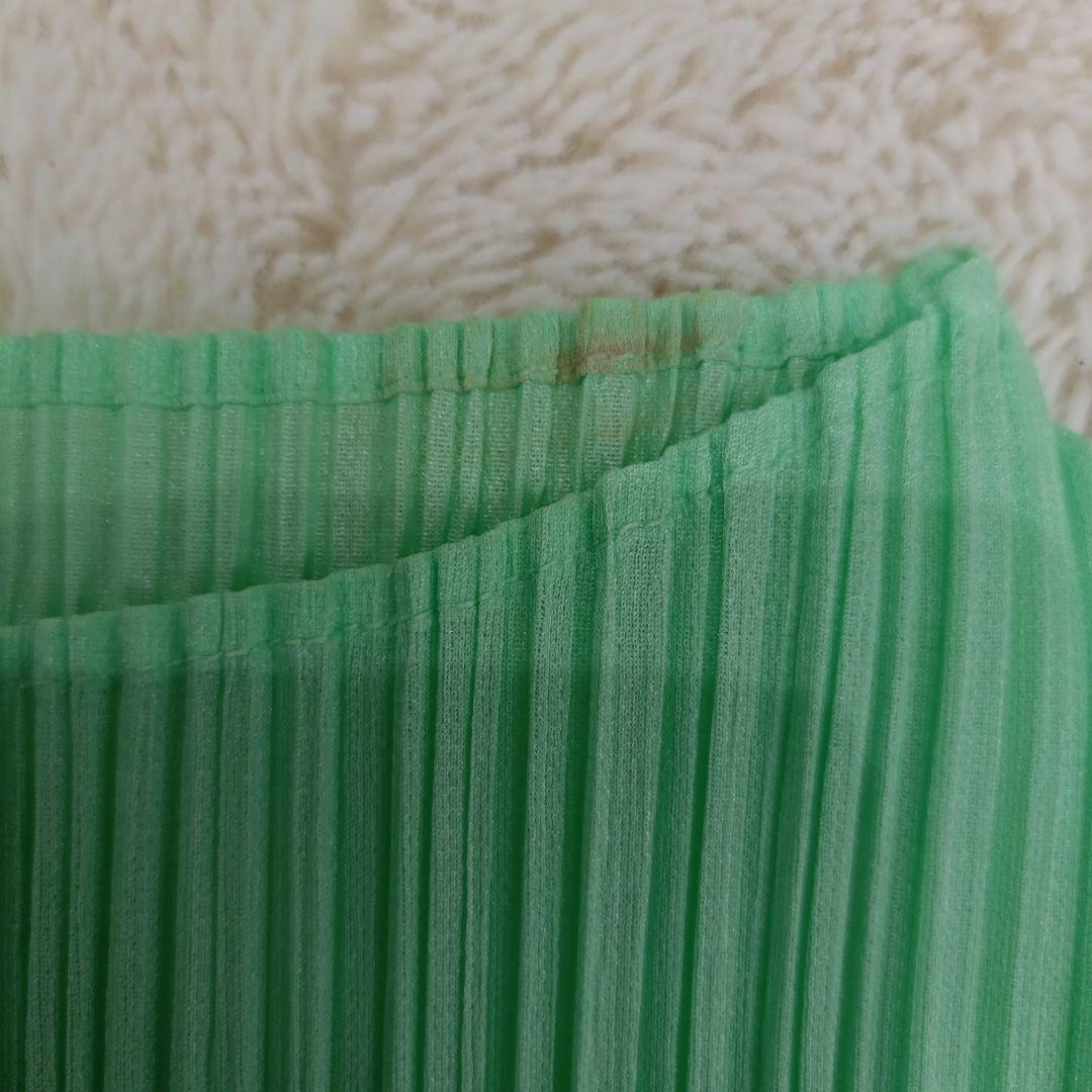 PLEATSPLEASE カットソー【サイズ3 L相当】【ミントグリーン】