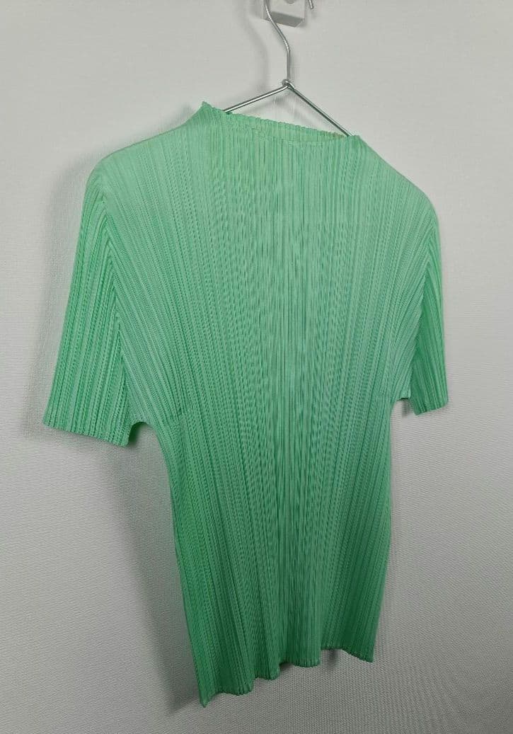 PLEATSPLEASE カットソー【サイズ3 L相当】【ミントグリーン】