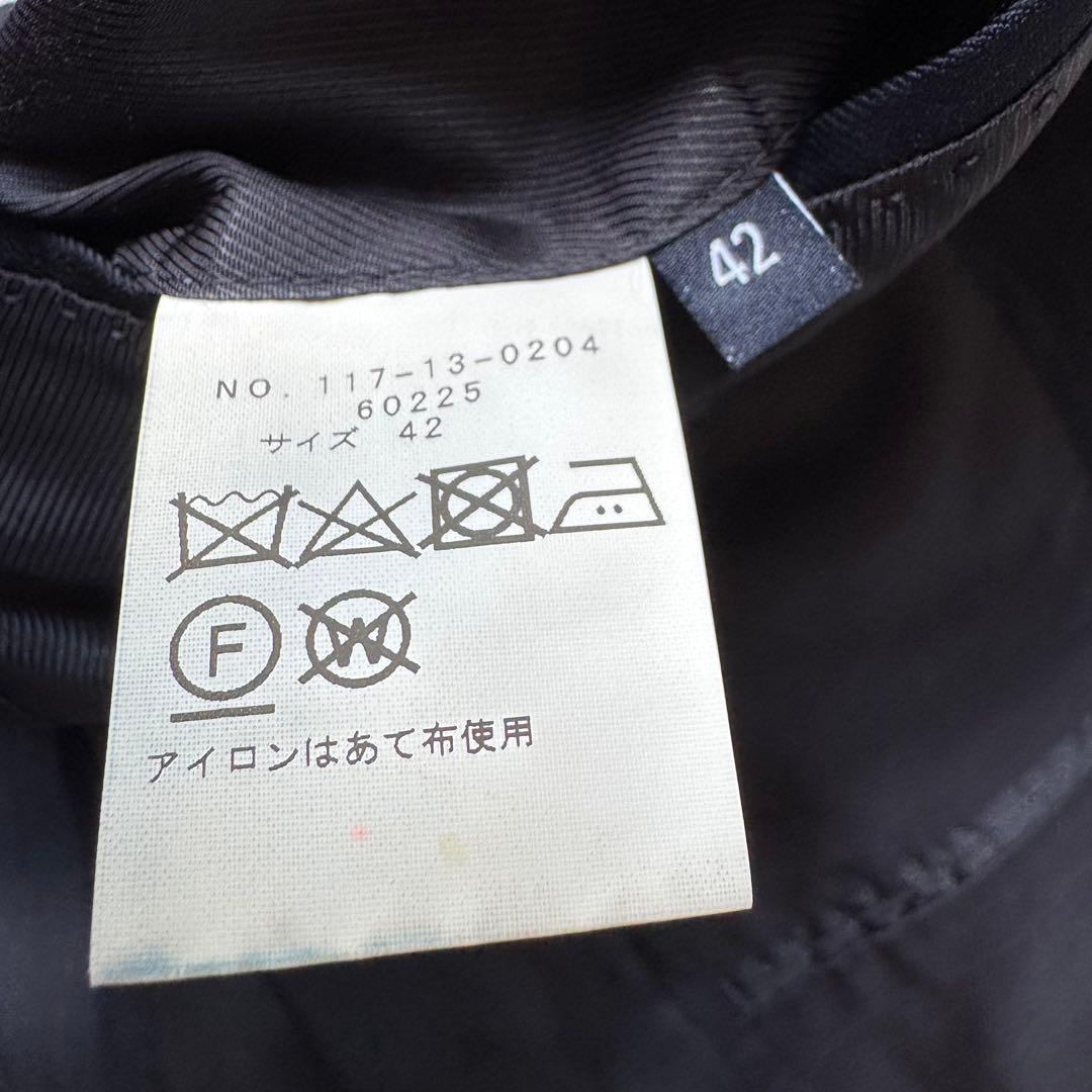 SHIPS ロロピアーナ　スーツ　セットアップ　ネイビー　ストライプ　42