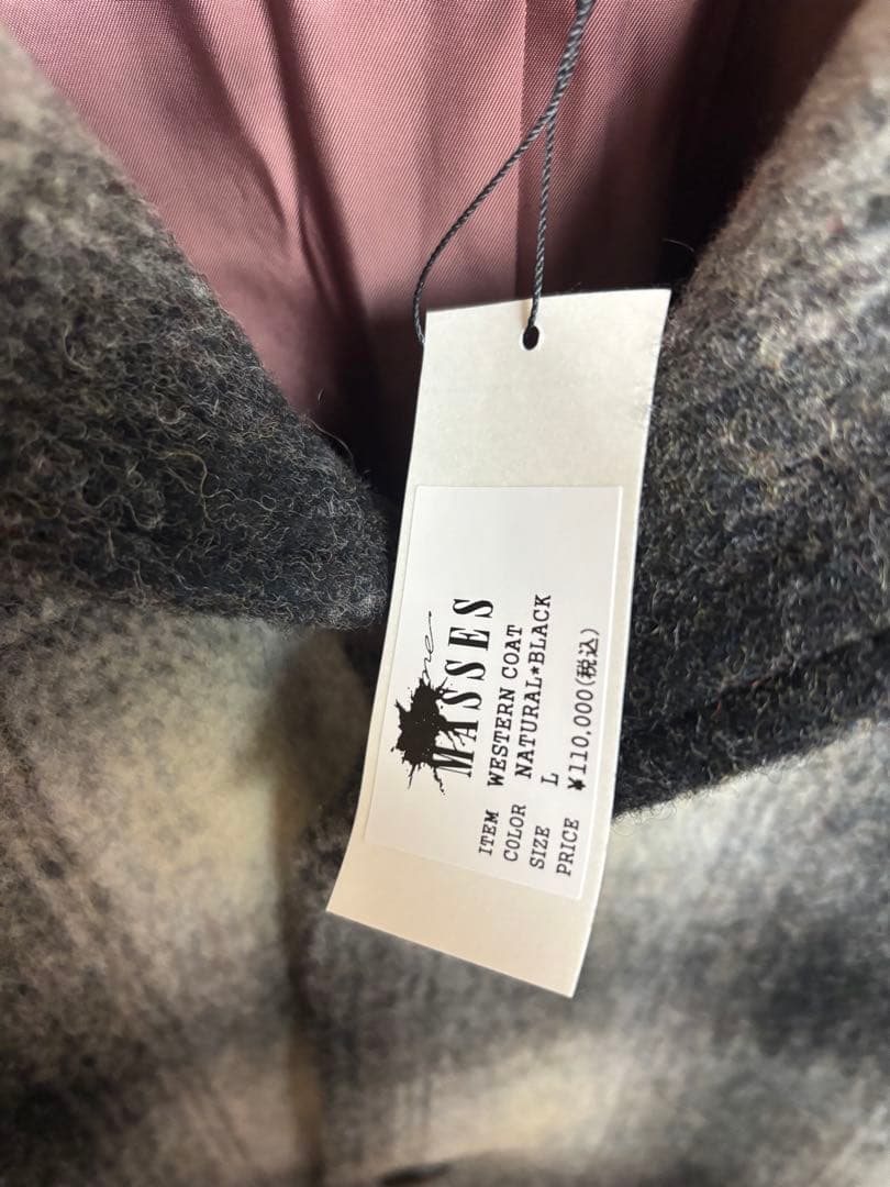 25AW MASSES マシス SHADOW CPO JKT ウエスタンコートL