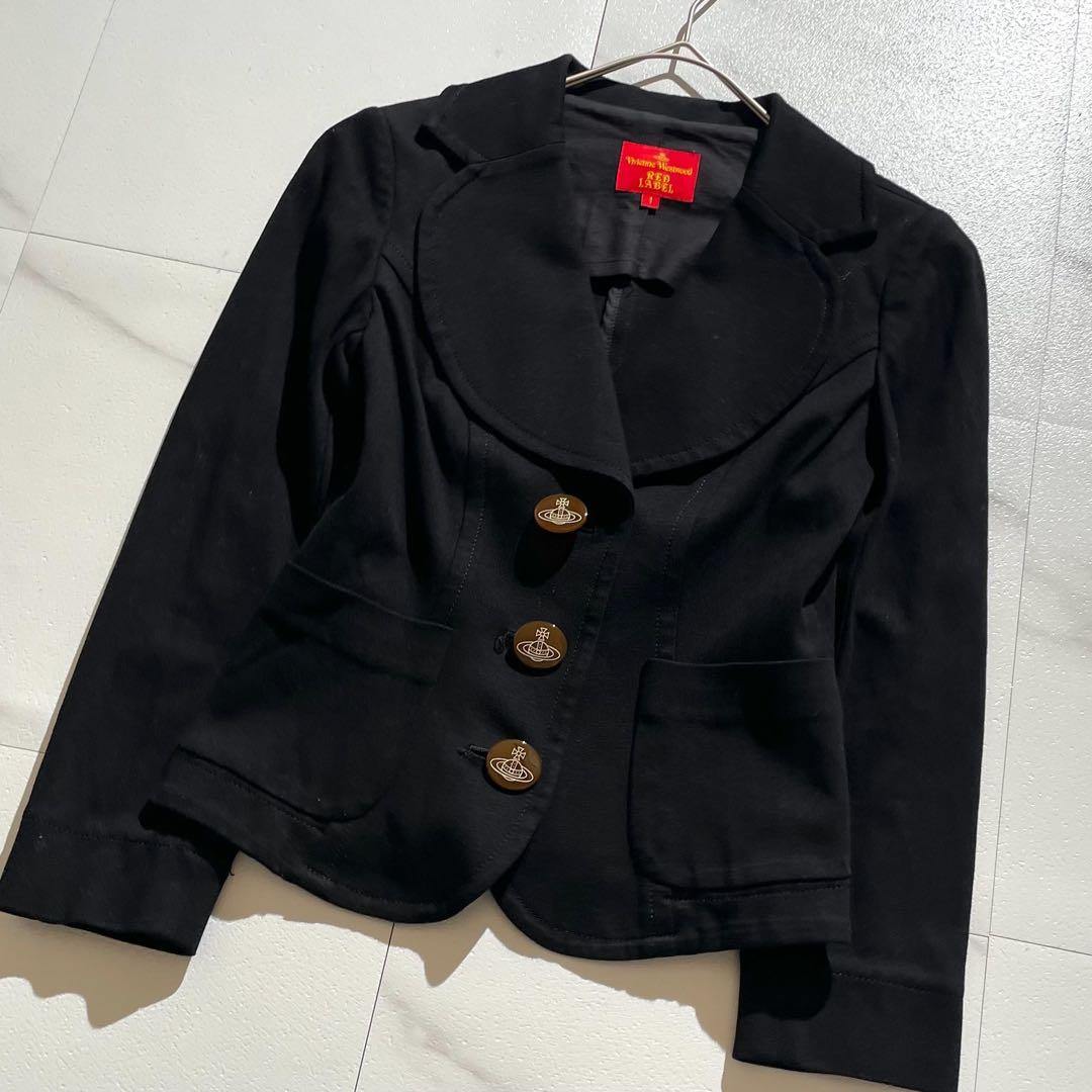 ヴィヴィアンウエストウッド ラブジャケット 3ボタン ブラック