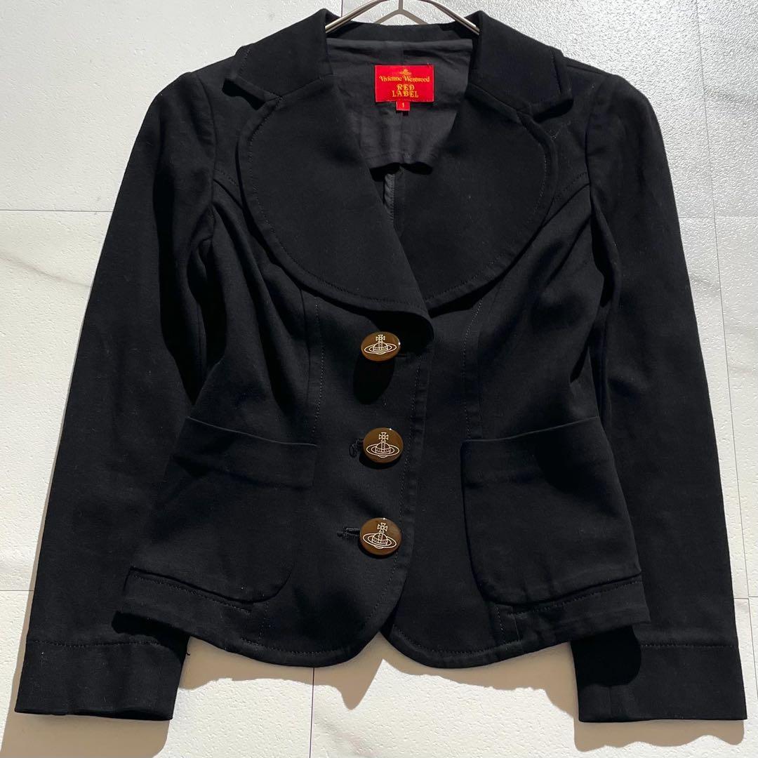 ヴィヴィアンウエストウッド ラブジャケット 3ボタン ブラック