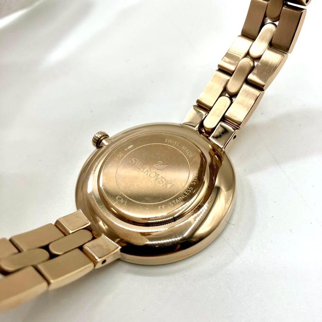 美品 稼働 新品電池 Swarovski コスモポリタン 腕時計 ピンクゴールド