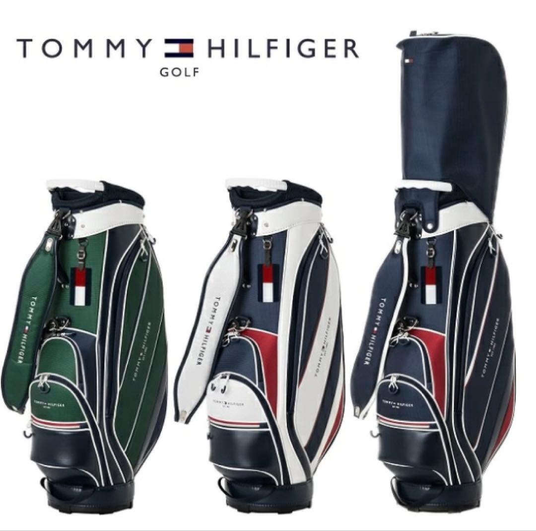 トミーヒルフィガー ゴルフ　2025 エッセンシャル カート キャディバッグ