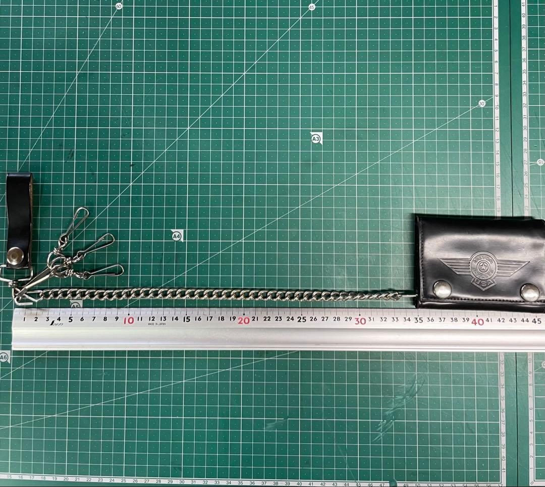 トラッカー　ハーレーダビッドソン　ショートウォレット80's? 90's?折財布