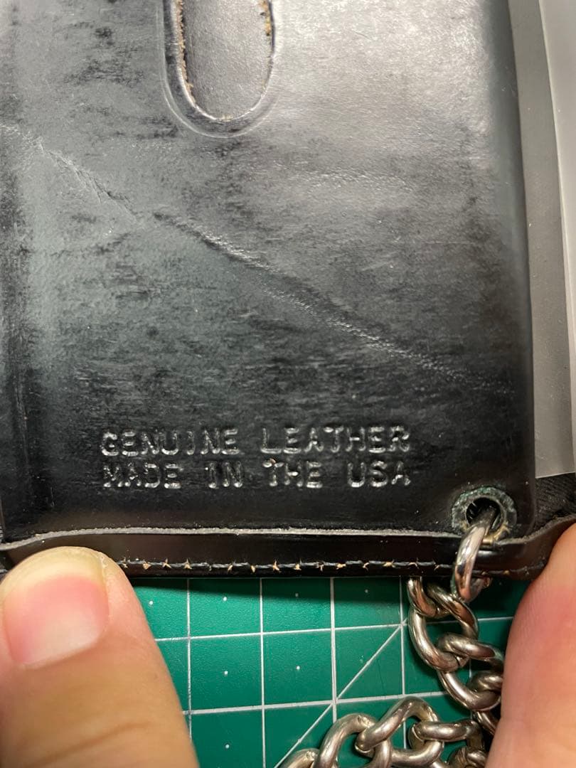 トラッカー　ハーレーダビッドソン　ショートウォレット80's? 90's?折財布