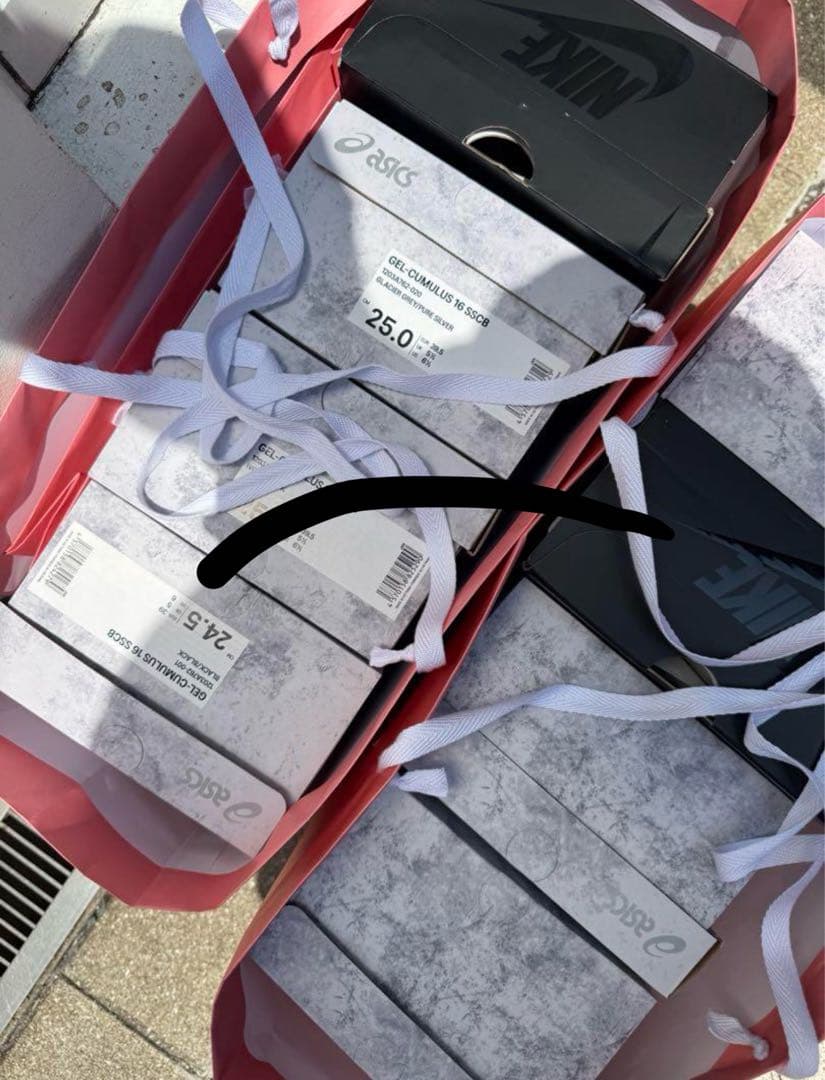 シューズ ASICS GEL-CUMULUS 16 SSCB 24.5cm