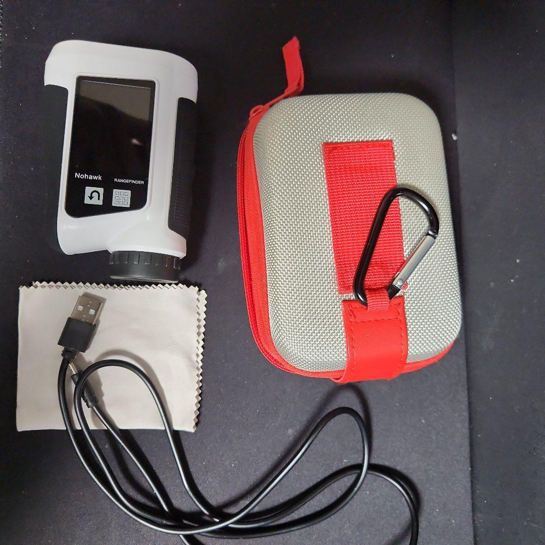 【サイド液晶搭載】Nohawk ゴルフ レーザー距離計 弾道補正・振動機能