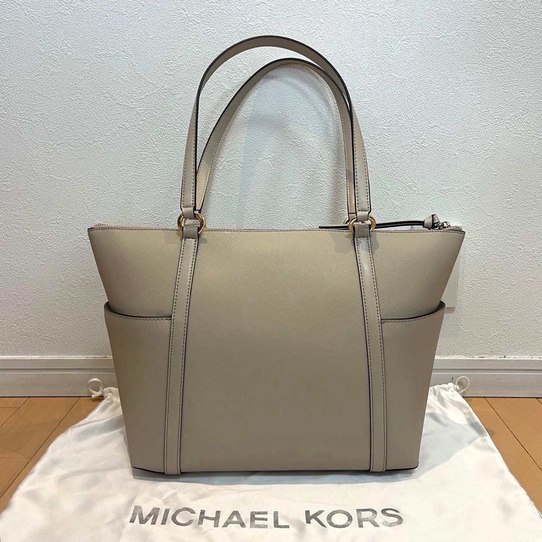 【新品未使用】MICHAEL KORS ベージュ グレージュ トートバッグ