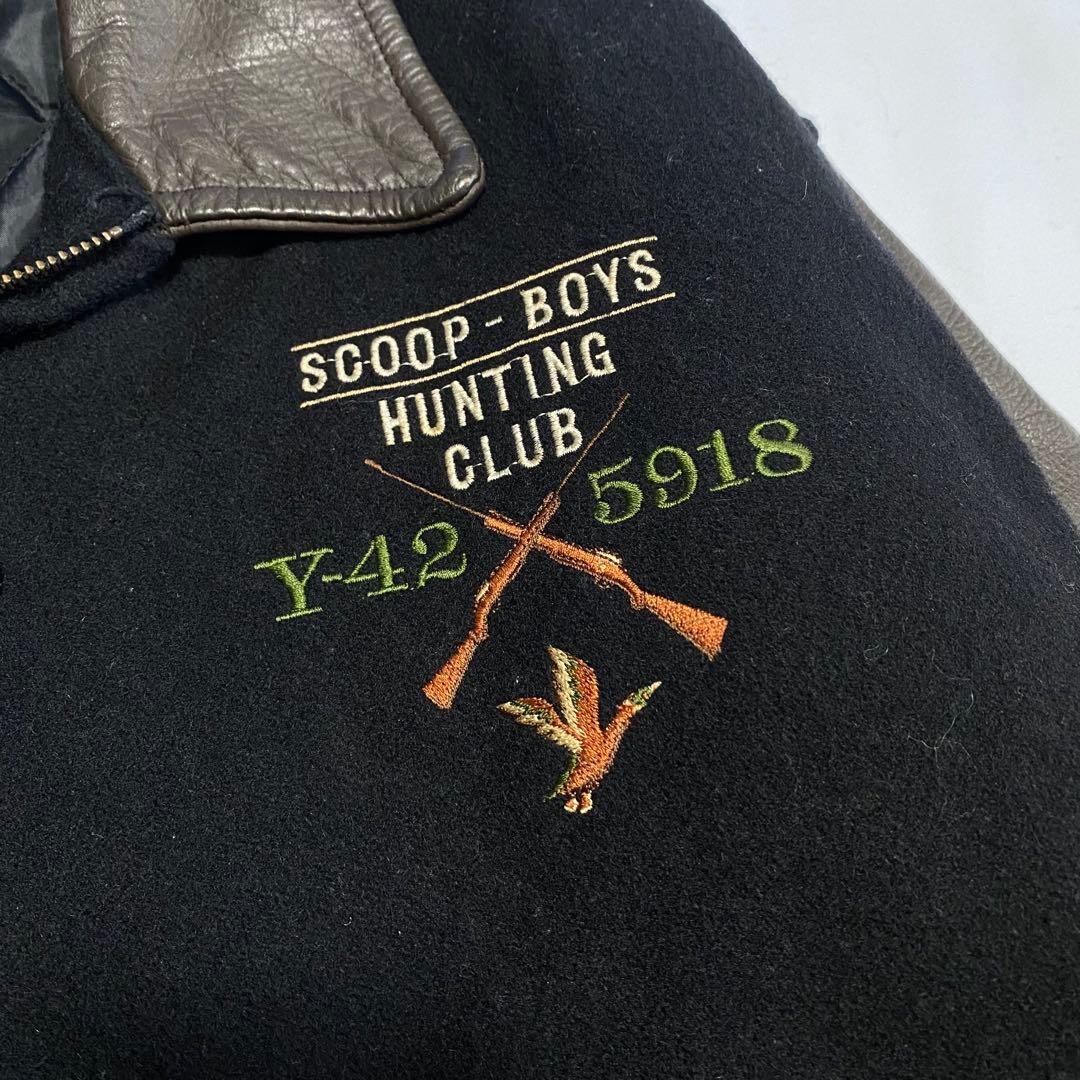 ジャケット・アウター 90s Scoop Boys Stadium Leather Jacket