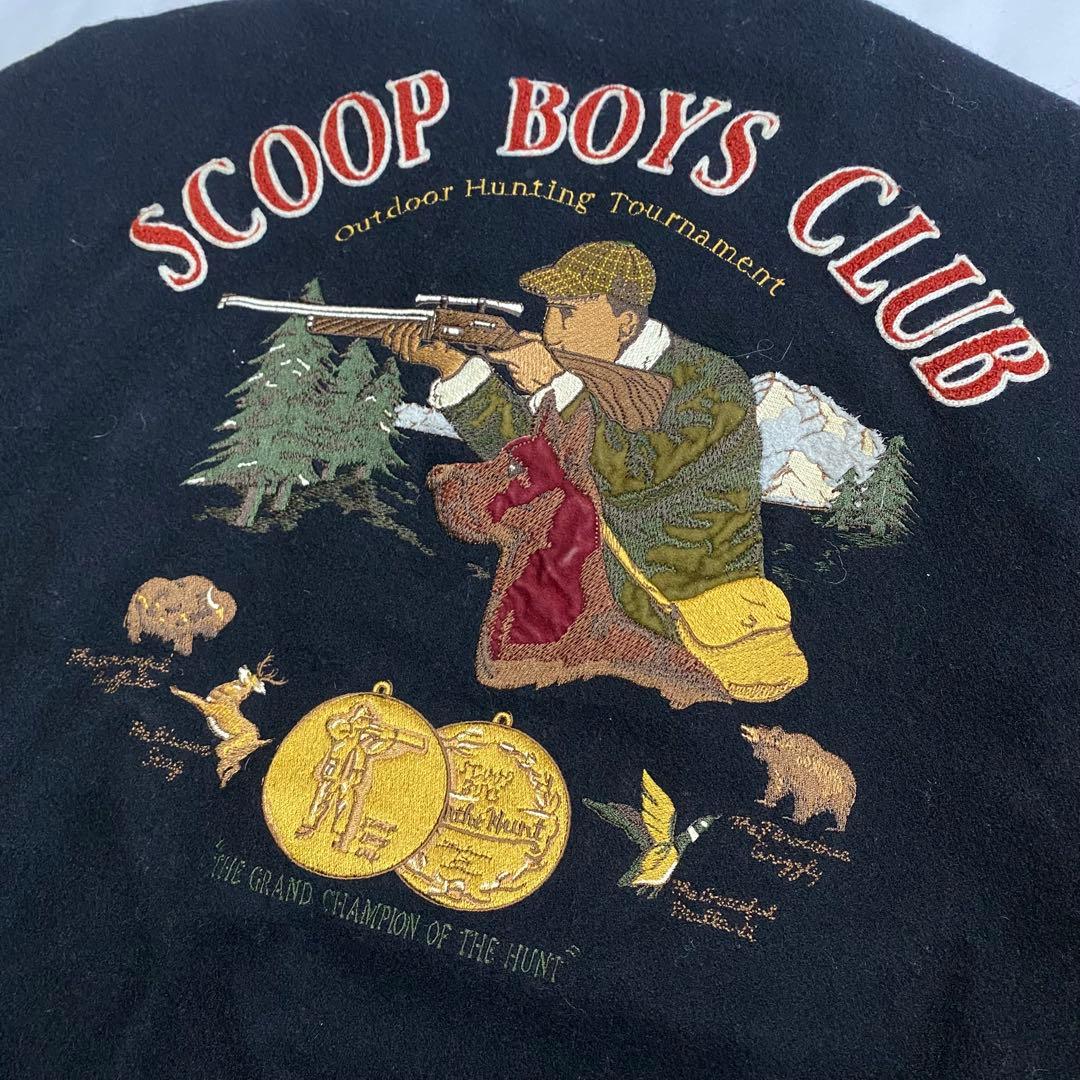 ジャケット・アウター 90s Scoop Boys Stadium Leather Jacket