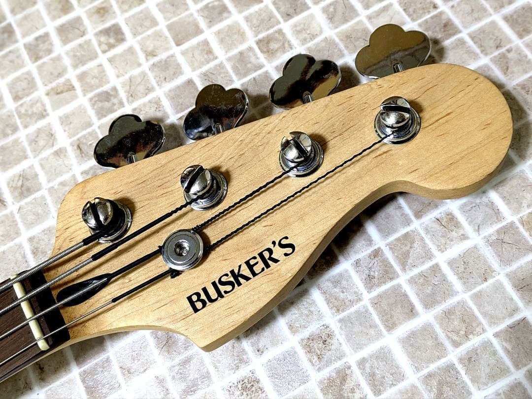 r*n様 BUSKERS バスカーズ ベース エレキベース サンバースト ジャズ