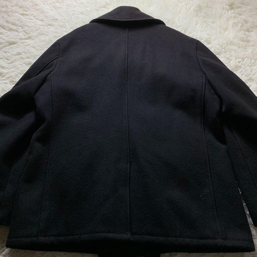 美品■ショット ピーコート 740 ネイビー キルティング 44 USA製