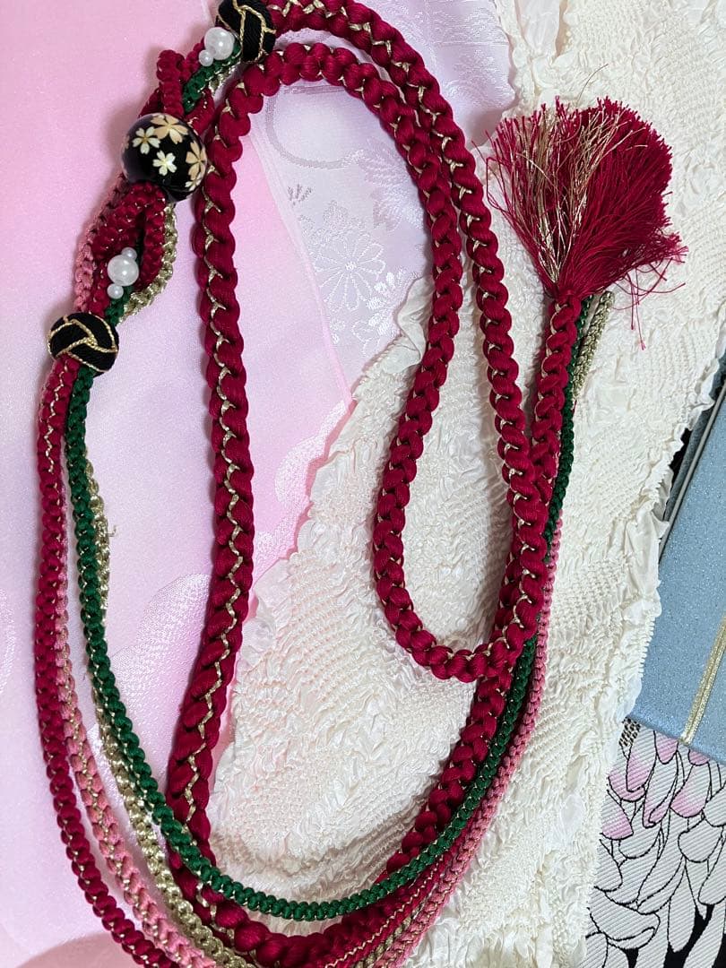 お値下げ 振袖フルセット シックな焦茶 ブラウン 成人式 結婚式 袋帯