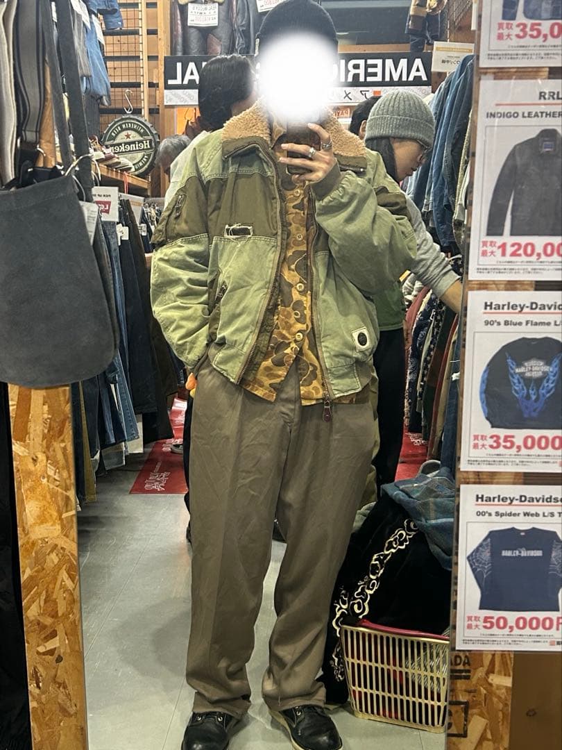 b-15 type 70s 80s フライトジャケット