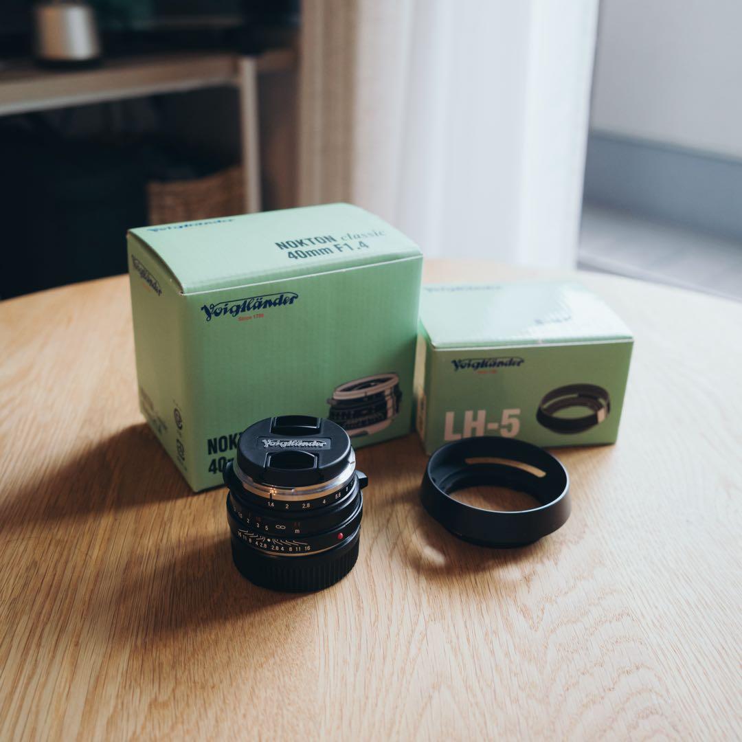 【美品】フォクトレンダー nokton classic 40mm F1.4