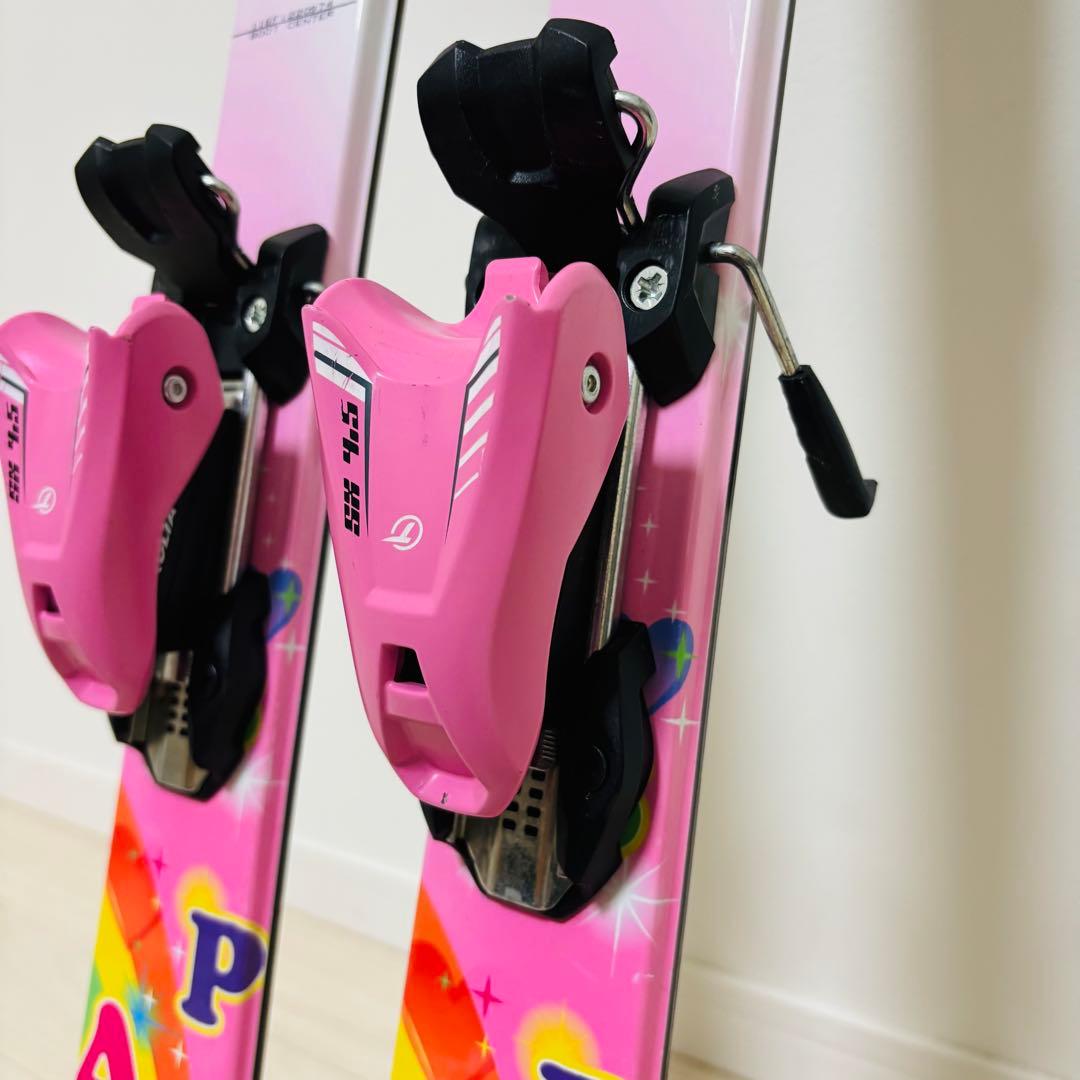 KAZAMA SPAX ロッカー ジュニアスキー 116cm ブーツ ストック付