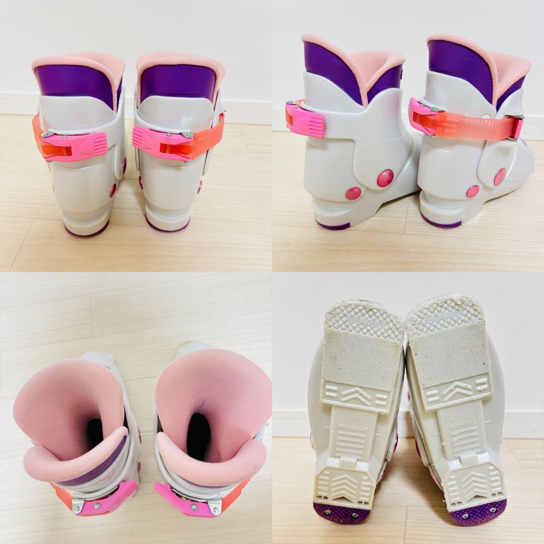 KAZAMA SPAX ロッカー ジュニアスキー 116cm ブーツ ストック付