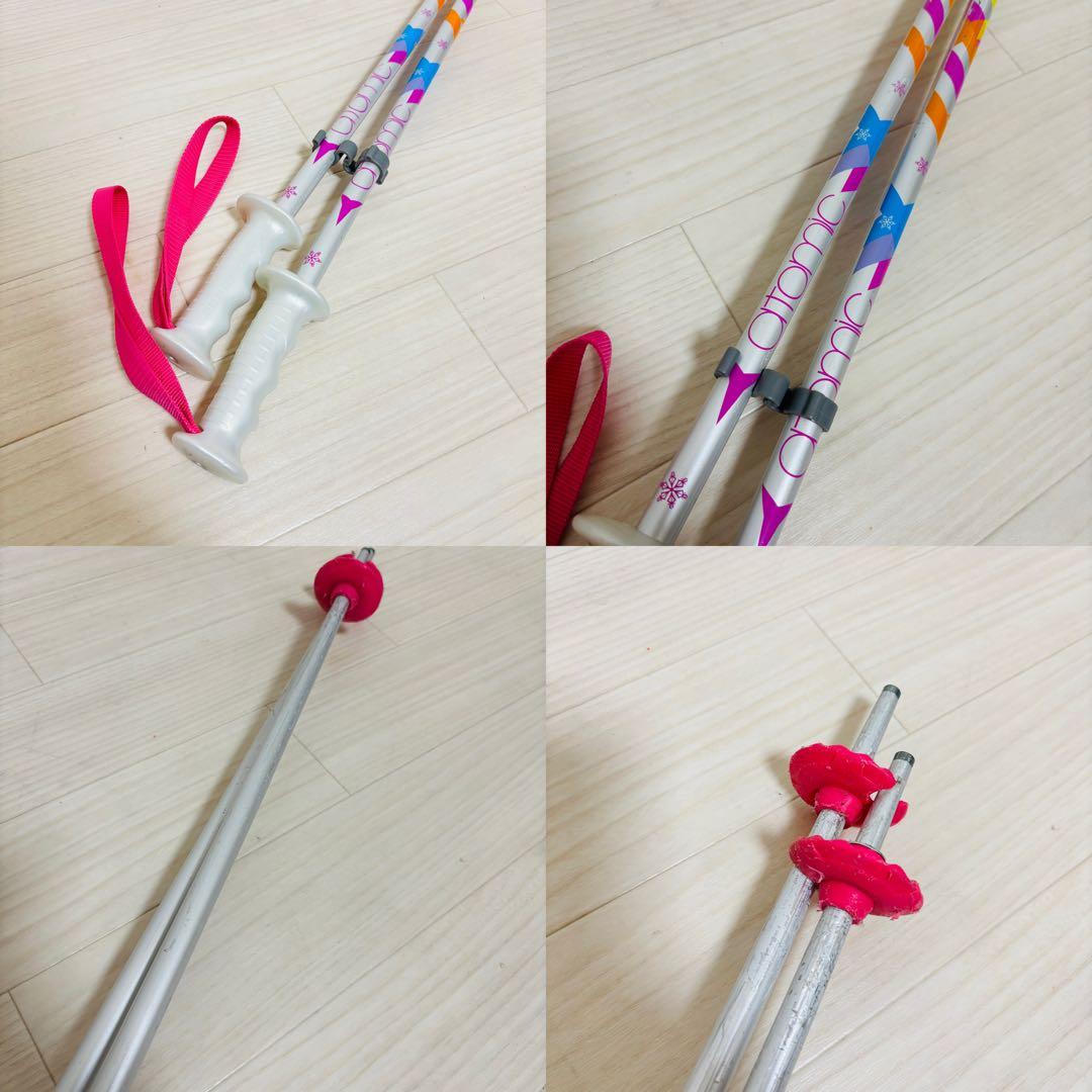 KAZAMA SPAX ロッカー ジュニアスキー 116cm ブーツ ストック付