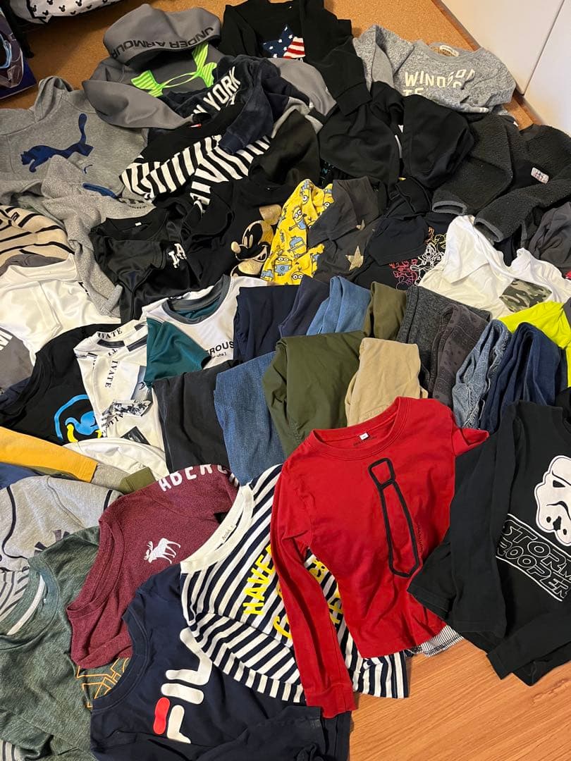 男の子 130cm 60点セット まとめ売り オールシーズン 春夏秋冬