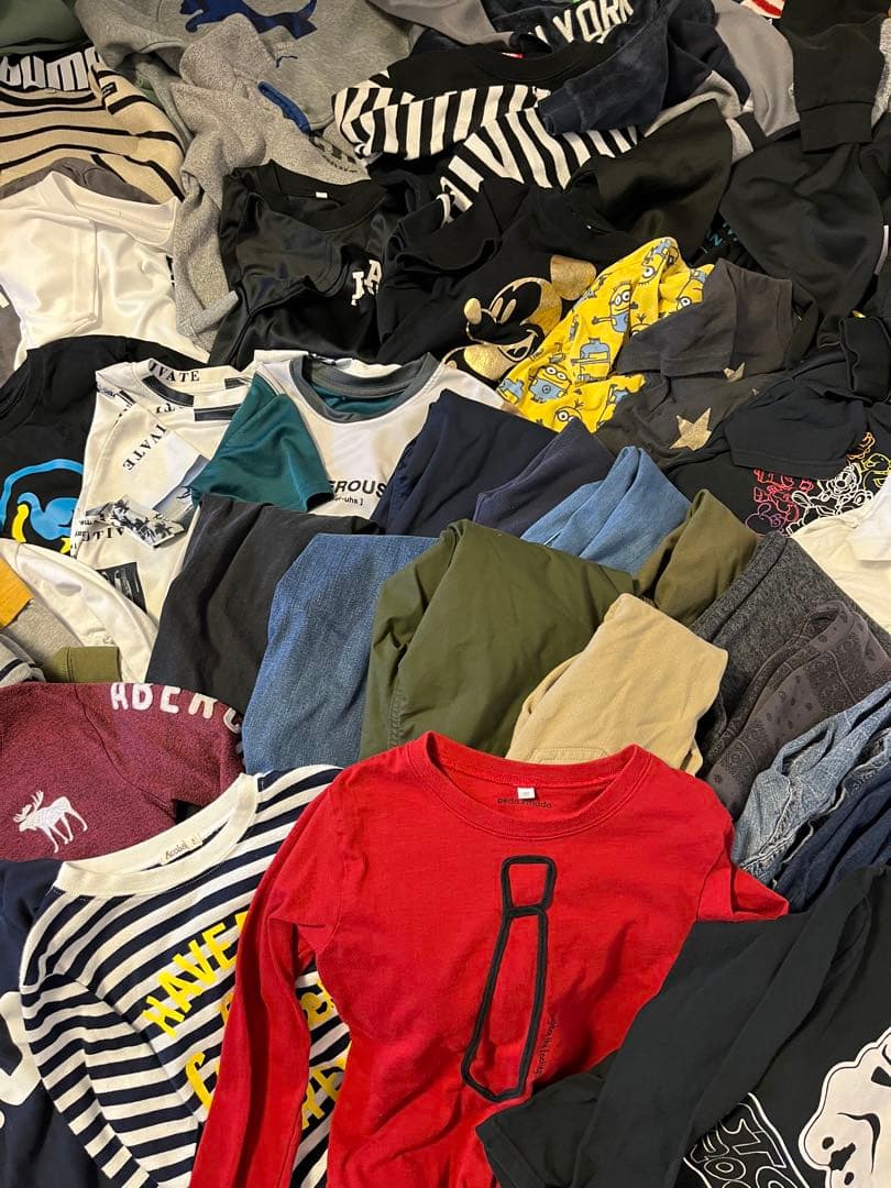 男の子 130cm 60点セット まとめ売り オールシーズン 春夏秋冬