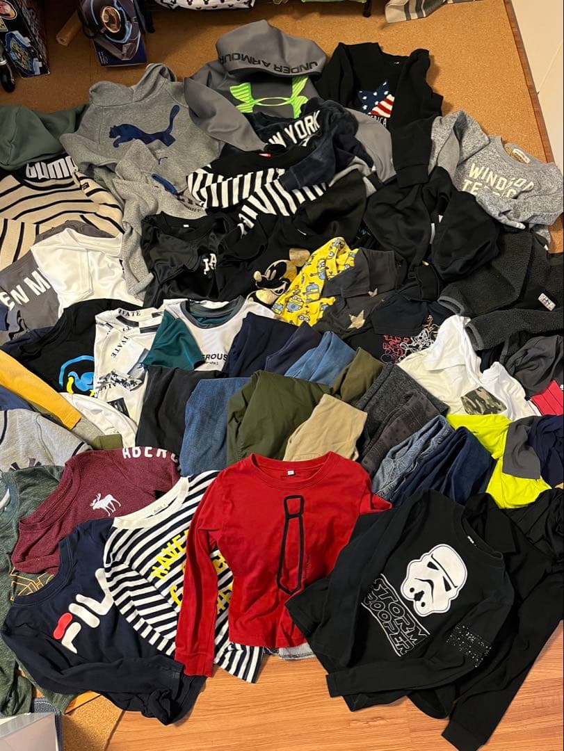 男の子 130cm 60点セット まとめ売り オールシーズン 春夏秋冬