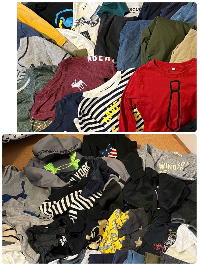 男の子 130cm 60点セット まとめ売り オールシーズン 春夏秋冬