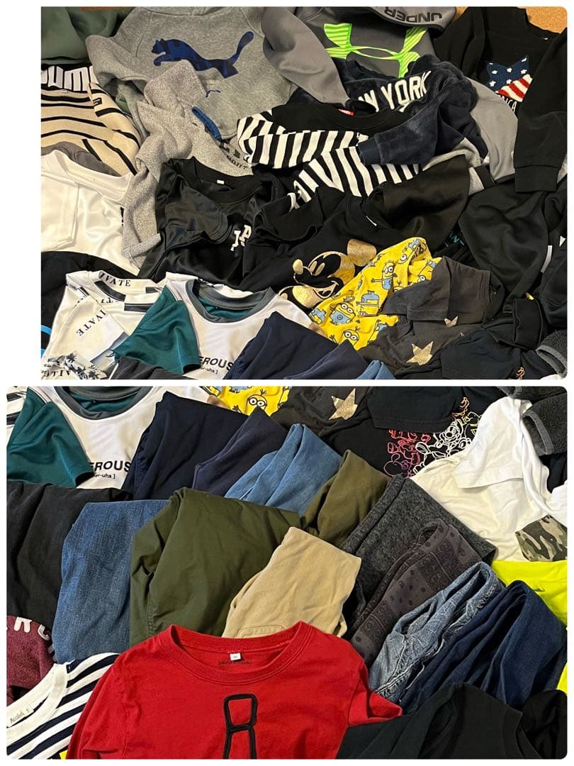 男の子 130cm 60点セット まとめ売り オールシーズン 春夏秋冬