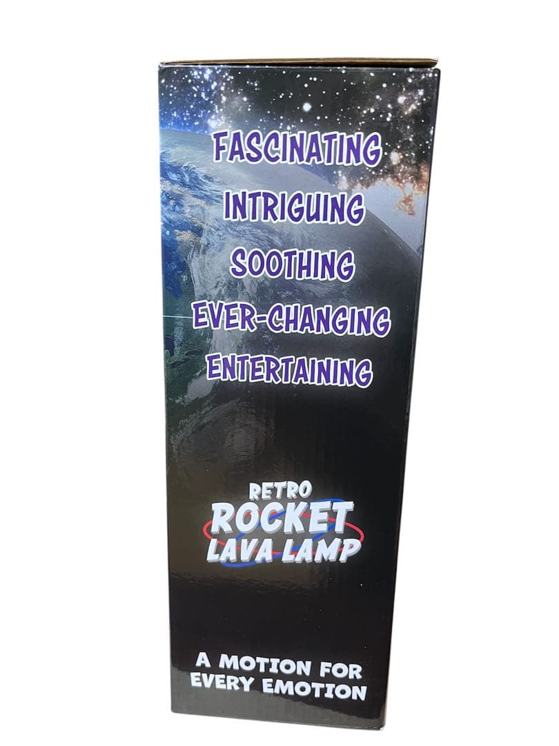 ラバランプ ロケット オレンジ イエロー　LAVA LAMP