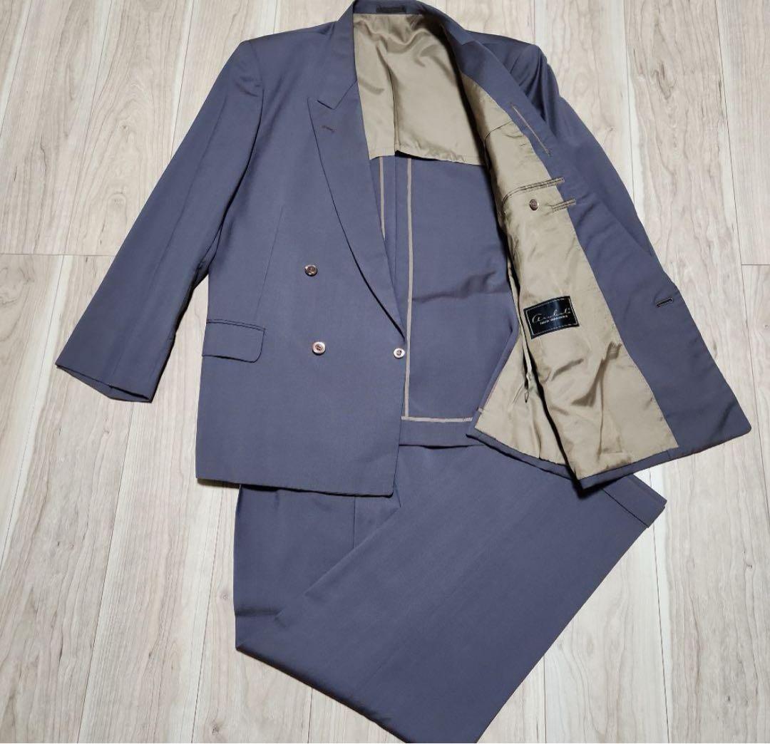 YVES SAINTLAURENT　イブサンローラン　ダブルセットアップ　薄紫