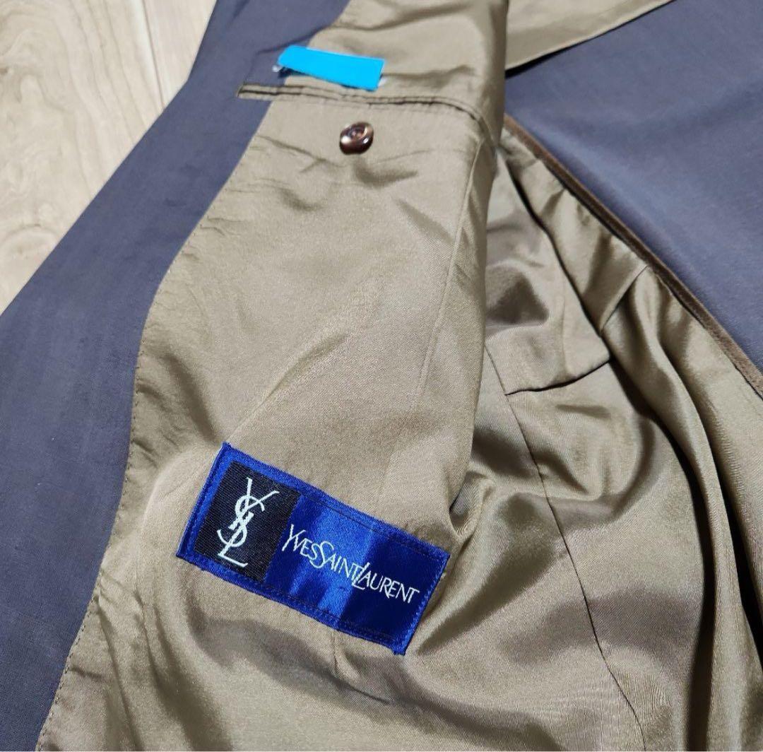 YVES SAINTLAURENT　イブサンローラン　ダブルセットアップ　薄紫