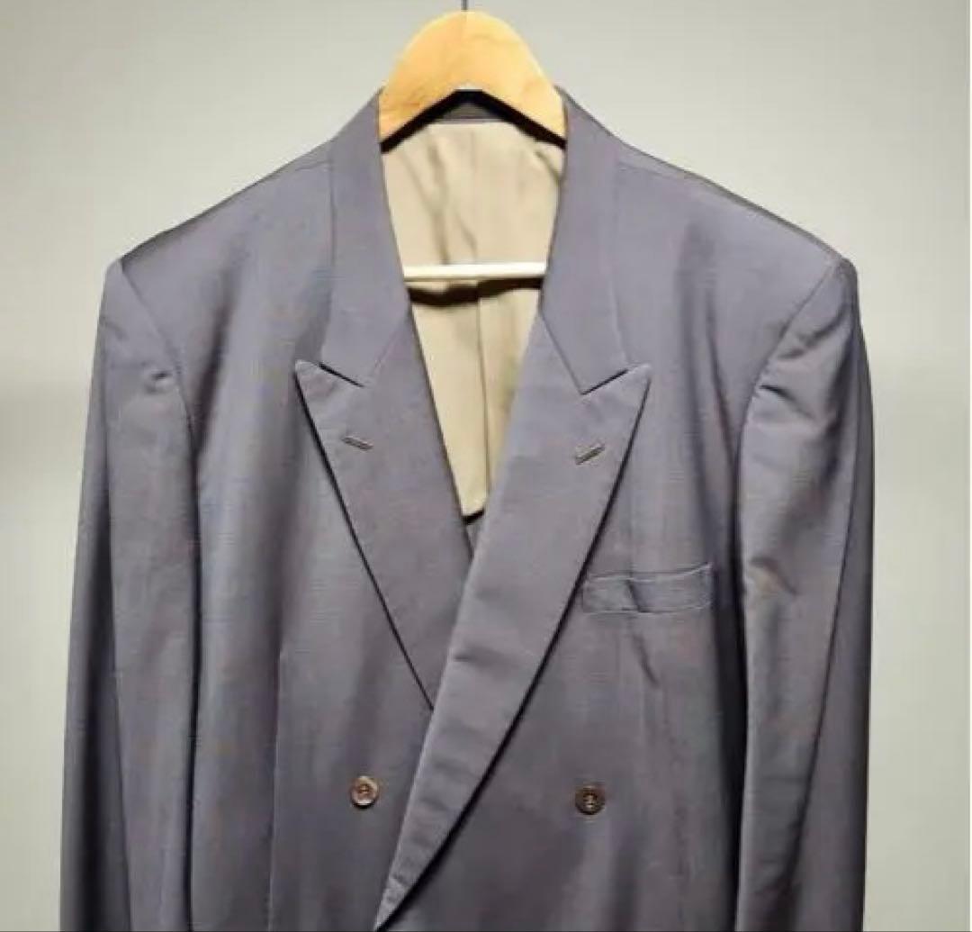 YVES SAINTLAURENT　イブサンローラン　ダブルセットアップ　薄紫