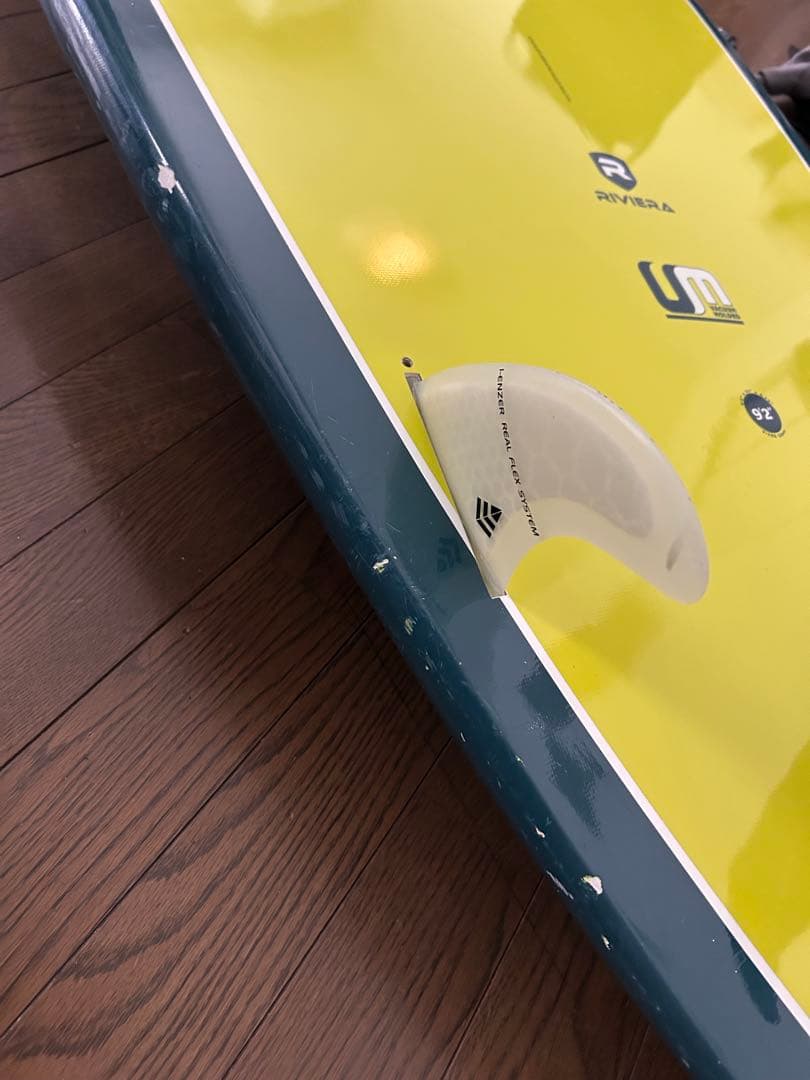 RIVIERA NUGG 9.2 ゛152L SUPボード イエロー/グリーン