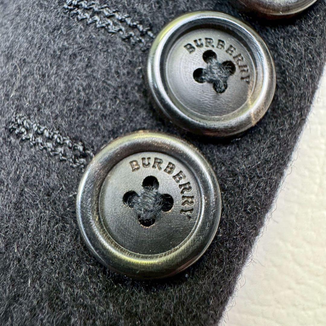 希少✨バーバリーロンドン カシミヤ アンゴラ チェスターコート 比翼 Mサイズ