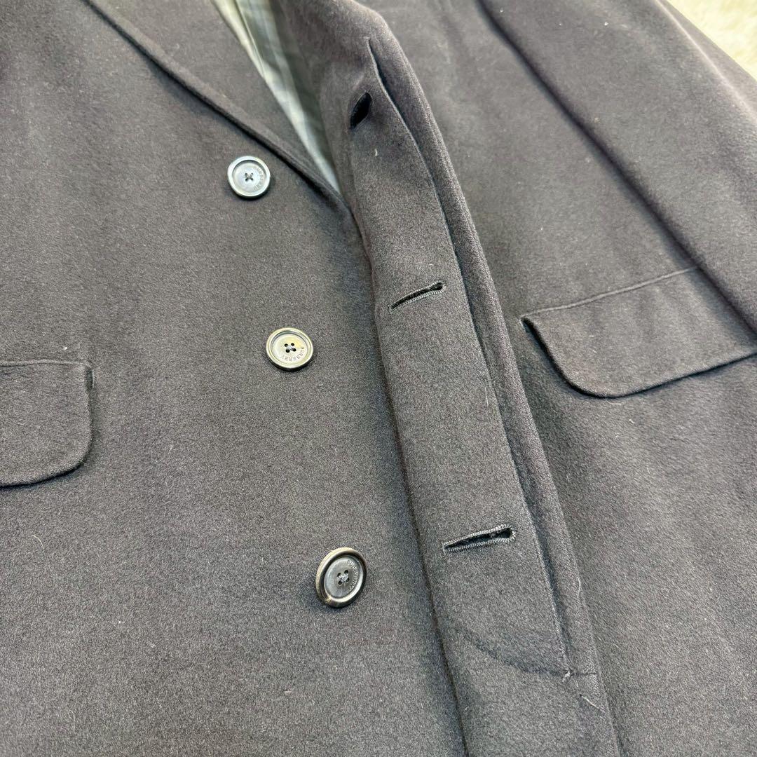 希少✨バーバリーロンドン カシミヤ アンゴラ チェスターコート 比翼 Mサイズ