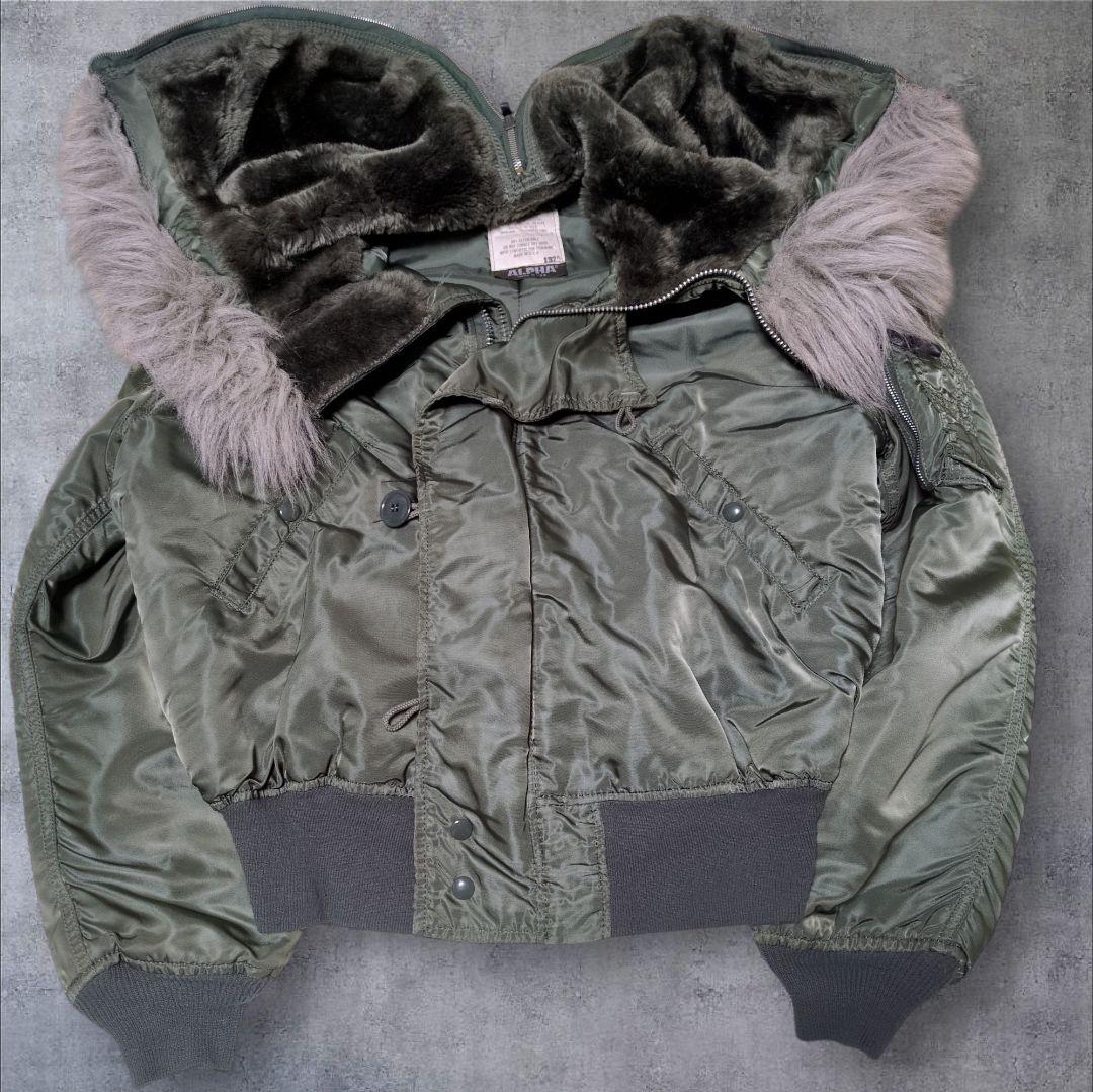 ジャケット・アウター 80s vintage alpha n-2b flight jacket USA