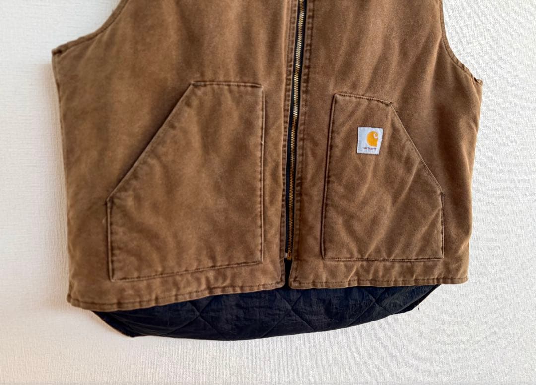 スペシャル 80s アメリカ製 ヴィンテージ カーハート ベスト XL ブラウン