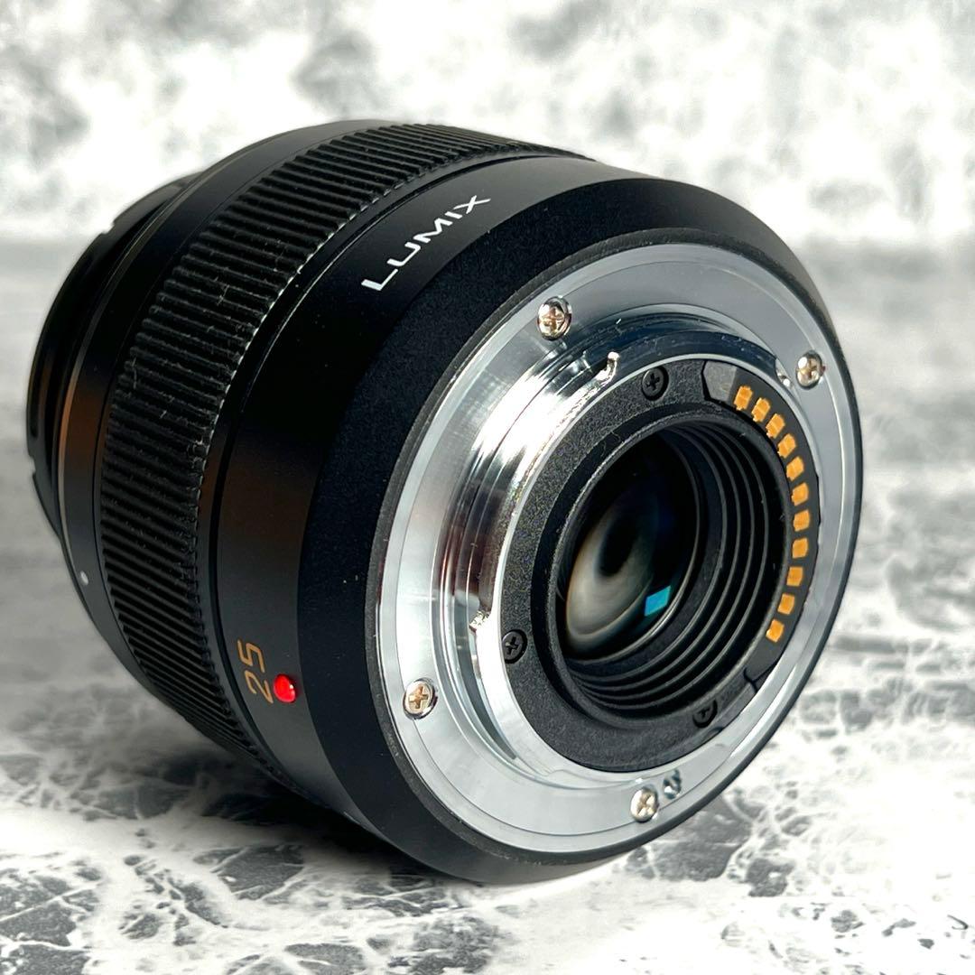 [フード・フィルター付] Panasonic LEICA 25mm F1.4