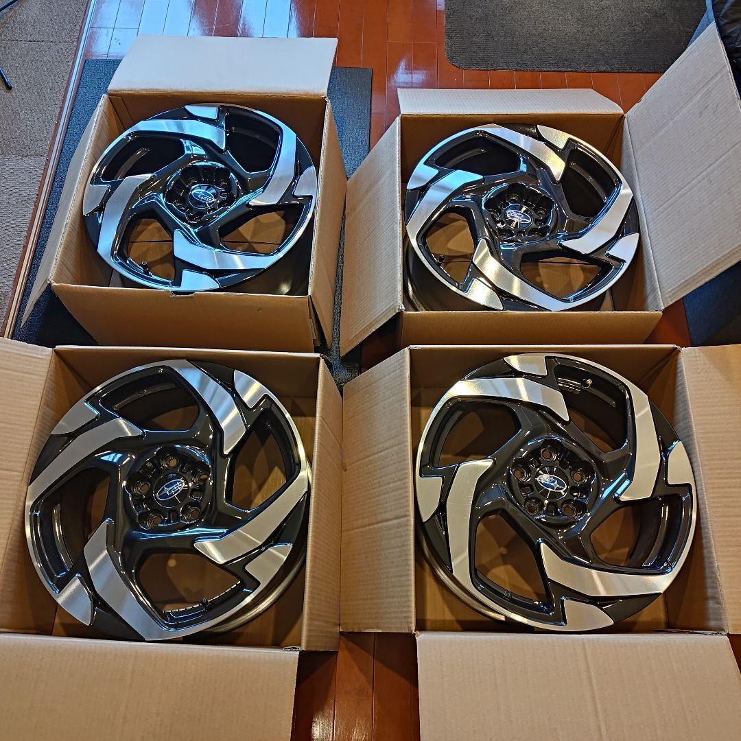 スバル 純正18インチ ホイール 美品（４本セット＃４）