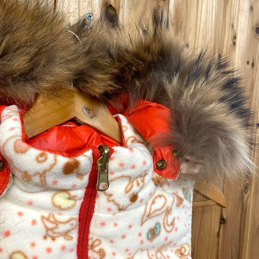 ≪未使用≫フランシュリッペ リバーシブルベスト ダウン×フリース