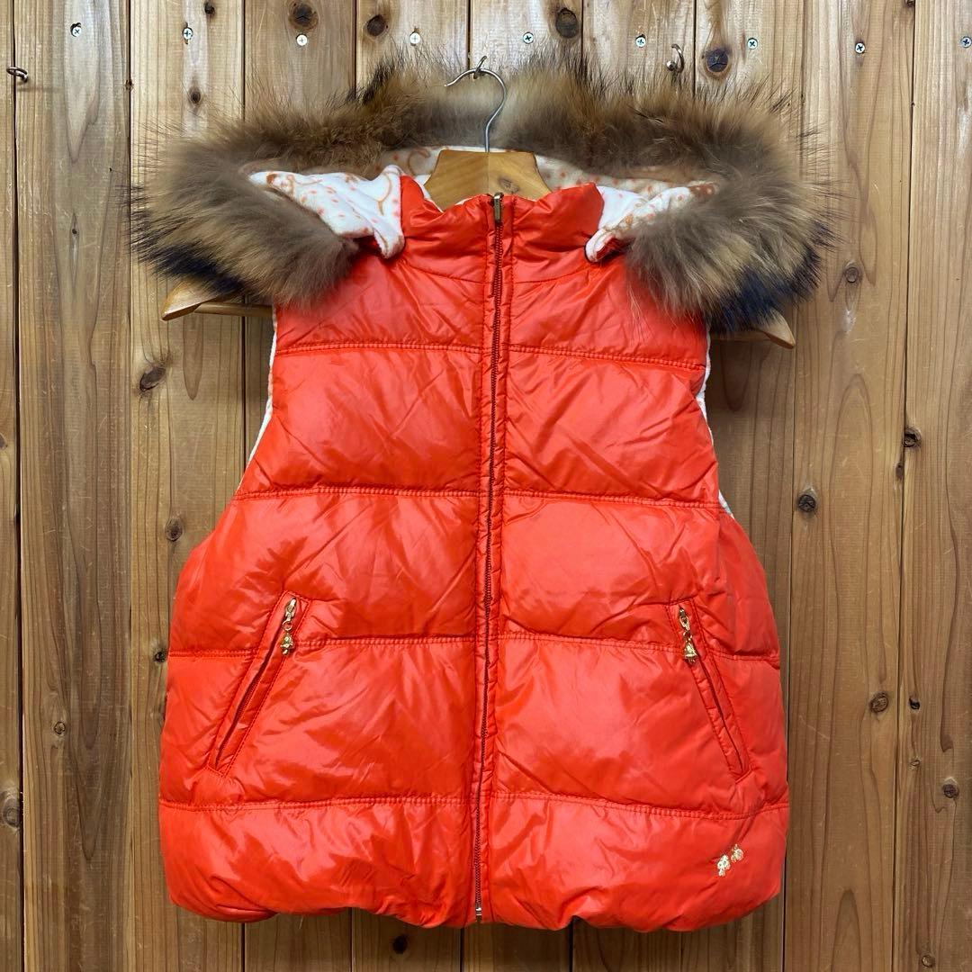 ≪未使用≫フランシュリッペ リバーシブルベスト ダウン×フリース