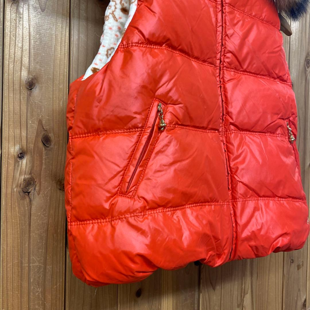 ≪未使用≫フランシュリッペ リバーシブルベスト ダウン×フリース