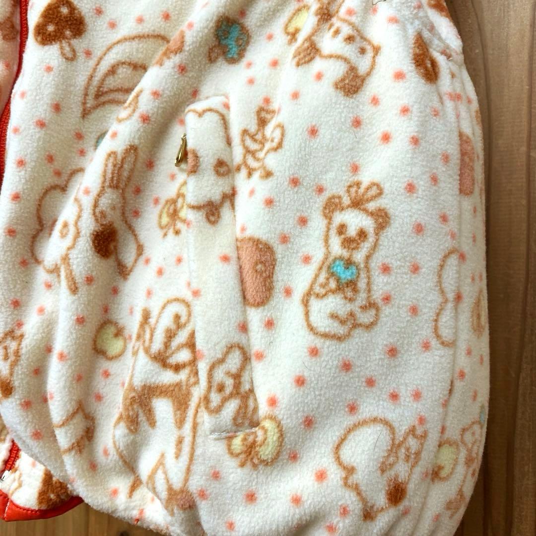 ≪未使用≫フランシュリッペ リバーシブルベスト ダウン×フリース